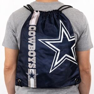 Dallas Cowboys Navy Drawstring Backpack NFL 19
